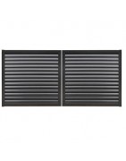 Double Swing Louver Gates