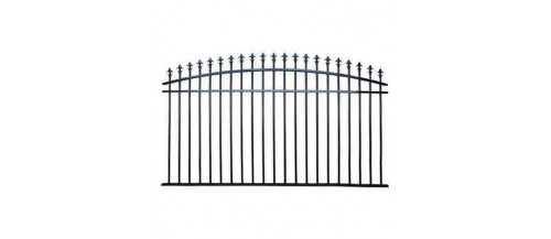 Aluminium spearhead fence