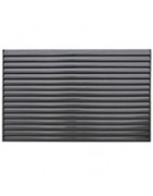 Matte Black Louver Fence