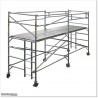 This scaffolding 5M wide, 3M high and 1.25M deep.