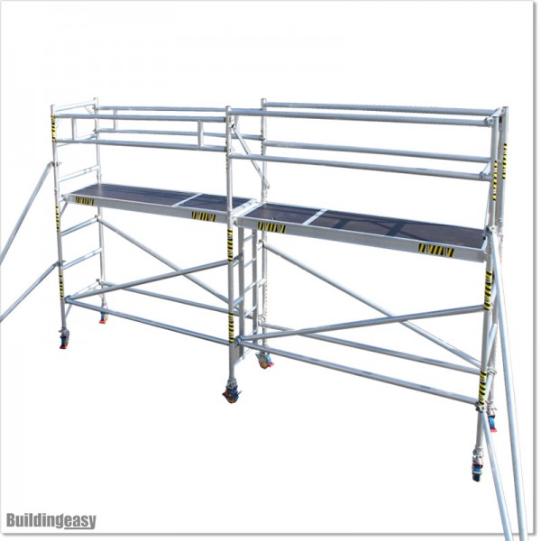 This scaffolding 5M wide, 3M high and 0.8M deep.