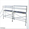 This scaffolding 5M wide, 3M high and 0.8M deep.