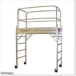 Quality Movable Aluminium Scaffoldings With Safety Rail in Auckland.