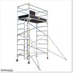 Aluminium Movable Scaffolding 3.4M Height with Larger Working Area.