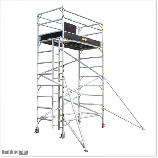 Aluminium Movable Scaffolding 3.4M Height with Larger Working Area.