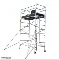 Aluminium Movable Scaffolding 3.4M Height with Larger Working Area.