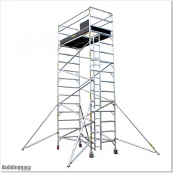 6M Scaffolding with Inbuilt Ladder Frame and Wider Working Area.