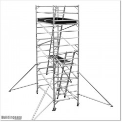 6M Scaffolding Including Two Separate Ladders and Three  Planks.
