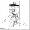 6M Scaffolding Including Two Separate Ladders and Three  Planks.
