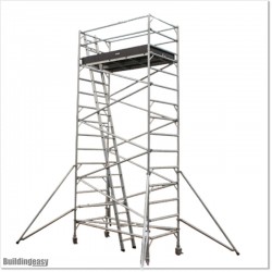 6M Narrow Scaffolding with Separate Ladder and 2 Working Platforms.