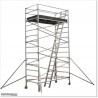 6M Scaffolding with Separate Ladder and Wider Working Area.