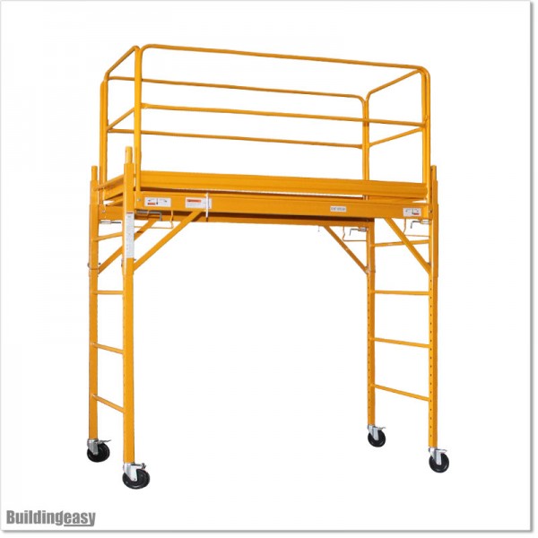 3M Mobile Steel Scaffoldings with Safety Rail in Auckland.