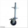 Adjustable Screw Jack Castor for Uneven Surfaces.