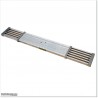 Adjustable Aluminium plank is 2.7M long and 230mm wide.