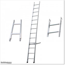 Aluminium Scaffolding Ladder 4.5M Long