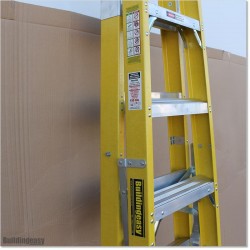 Fiberglass 6 Steps Combination Ladder 3.3M Extendable In Auckland.