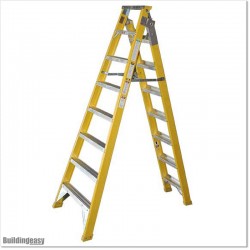 Fiberglass Industrial C8 Steps Combination Ladder in AKL.