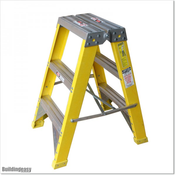 Fiberglass Step Ladder 0.9M With 150Kg Ratings Base in Auckland