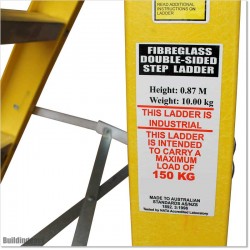 Fiberglass Step Ladder 0.9M With 150Kg Ratings Base in Auckland