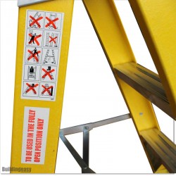 Light Fiberglass Step Ladder 1.2M With 150Kg Ratings in AKL.