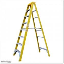 Fiberglass 8 Steps Step Ladder 2.3M High In Auckland with 2 Year Warrenty