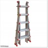 Aluminium Multi Functional Ladder 5.7M Maximum Extendable In Auckland.