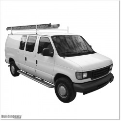 Roof Racks For Vans With Adjustable Height and Width. Max Load 227Kg.