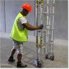 Industrial Aluminium Scaffoldings with Fold-able Frame in New Zealand.
