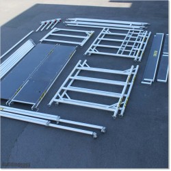Aluminium Movable Scaffolding 3.4M Height with Larger Working Area.