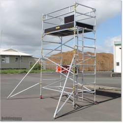 Aluminium Movable Scaffolding 3.4M Height with Larger Working Area.