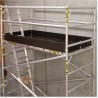 Long and wide 3.4M High Aluminium Scaffolding with Separate Ladder.