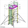 5.2M Scaffolding with Inbuilt Ladder in Foldable Frame and 2 Planks.