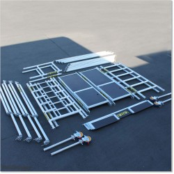This scaffolding 5M wide, 3M high and 0.8M deep.