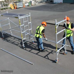 This scaffolding 5M wide, 3M high and 0.8M deep.