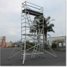 6M Skinny Scaffolding with Two Ladders and 2 Working Platforms.