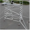 6M Scaffolding Including Two Separate Ladders and Three  Planks.