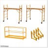 3.6M Scaffolding Tower With Overal Height of 4.6M. Very easy to store.