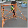 This is 2.4M high mobile fibreglass scaffolding is for industrial use.