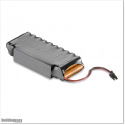 Integrated battery backup in the garage door opener control unit