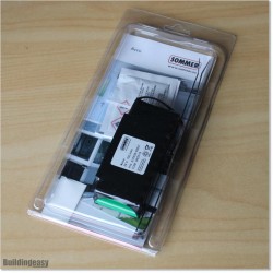 Integrated battery backup in the garage door opener control unit