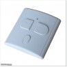 2-Command Radio Wall Button with garage door status query via small button
