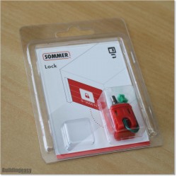 Magnet lock which mechanically locks the Garage Door Opener