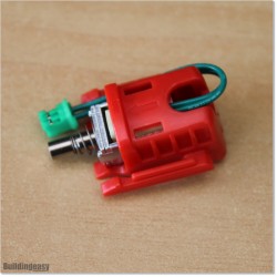Magnet lock which mechanically locks the Garage Door Opener