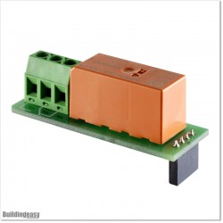 Relay for additional switching of a garage or courtyard light