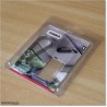 Holding clip for installing on the sun visor in a vehicle.