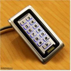 Waterproof Skinny Keypad Made out of Metal With 2000 Users Capacity.