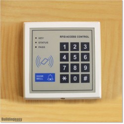 Wireless Keypad With Built-in Battery and Proximity Card Reader