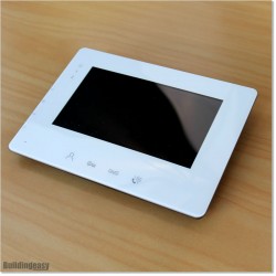 Video Intercom 7” TFT Colour Monitor with Gate Open and Electric Lock buttons