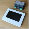 Video Intercom 7” TFT Colour Monitor with Gate Open and Electric Lock buttons