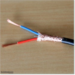 Pure copper braided sheathed screened flexible cable for intercom applications
